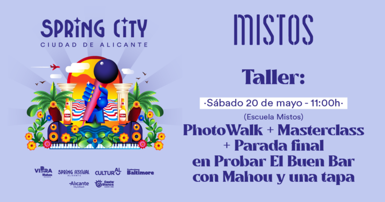 Masterclass de fotografía de Mistos en el Spring Festival