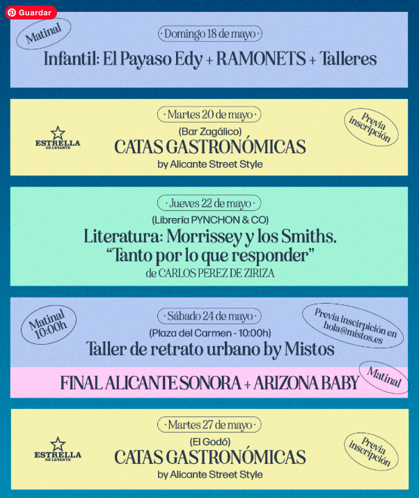 Actividades Mistos Spring Festival Spring City Alicante Talleres Cursos Actividades Fotografía